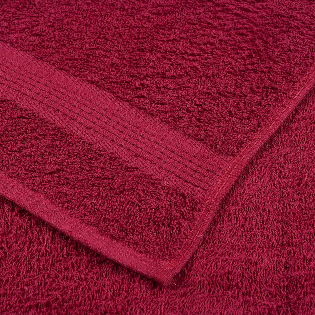 vidaXL Duschtücher FROGN 2 Stk. Bordeaux 70x140 cm 360 g/qm