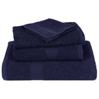 vidaXL Badetücher FROGN 4-teilig Marineblau 100x150 cm 360 g/m²