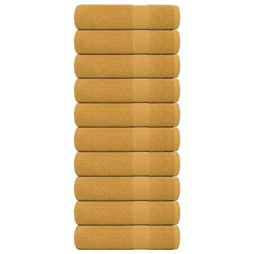 vidaXL Duschtücher FROGN 10 Stk. Weiß 70x140 cm 360 g/m²