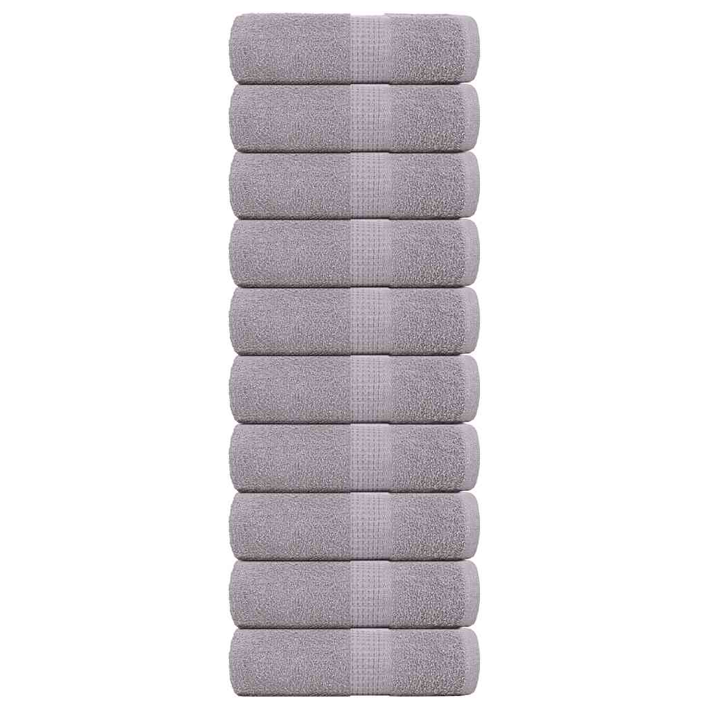 vidaXL Waschtücher FROGN 10 Stk. Bordeaux 30x30 cm 360 g/m²