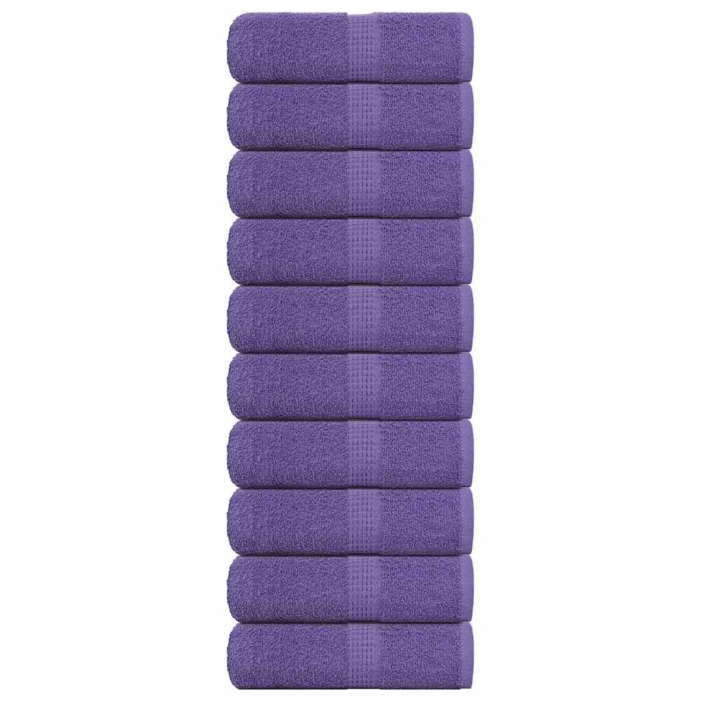 vidaXL Waschtücher FROGN 10 Stk. Bordeaux 30x30 cm 360 g/m²