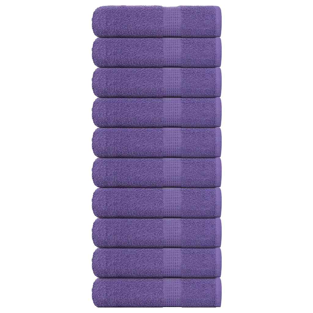 vidaXL Duschtücher FROGN 10 Stk. Weiß 70x140 cm 360 g/m²