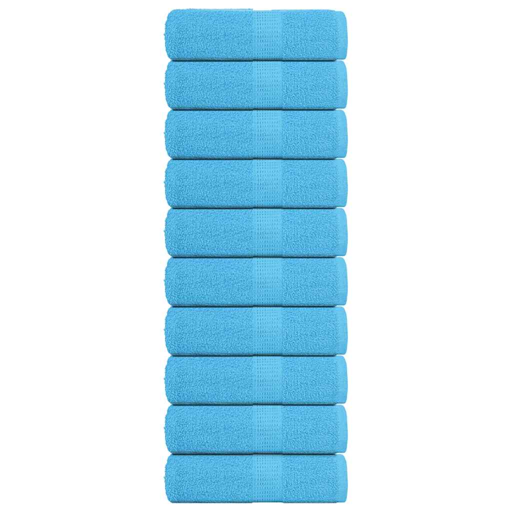 vidaXL Waschtücher FROGN 10 Stk. Bordeaux 30x30 cm 360 g/m²