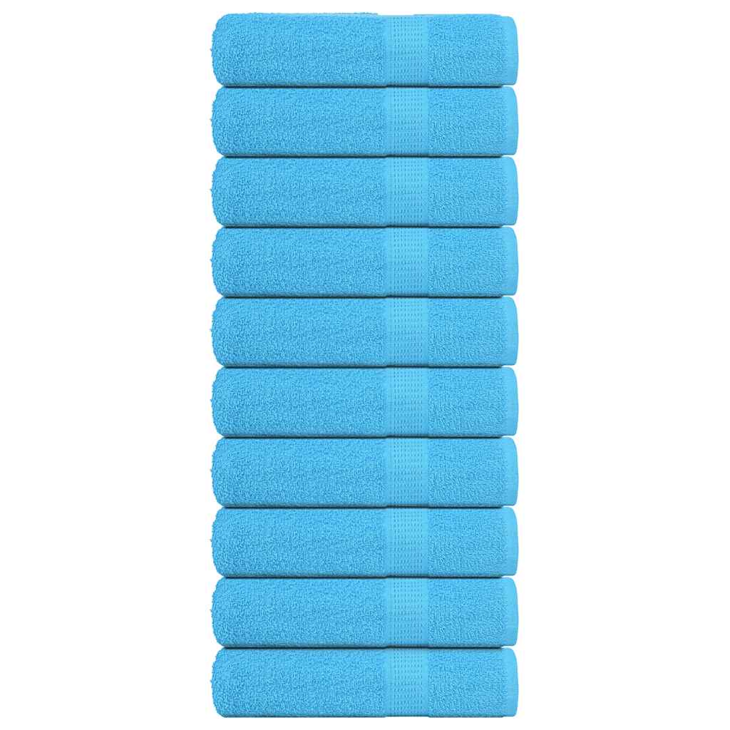 vidaXL Duschtücher FROGN 10 Stk. Weiß 70x140 cm 360 g/m²