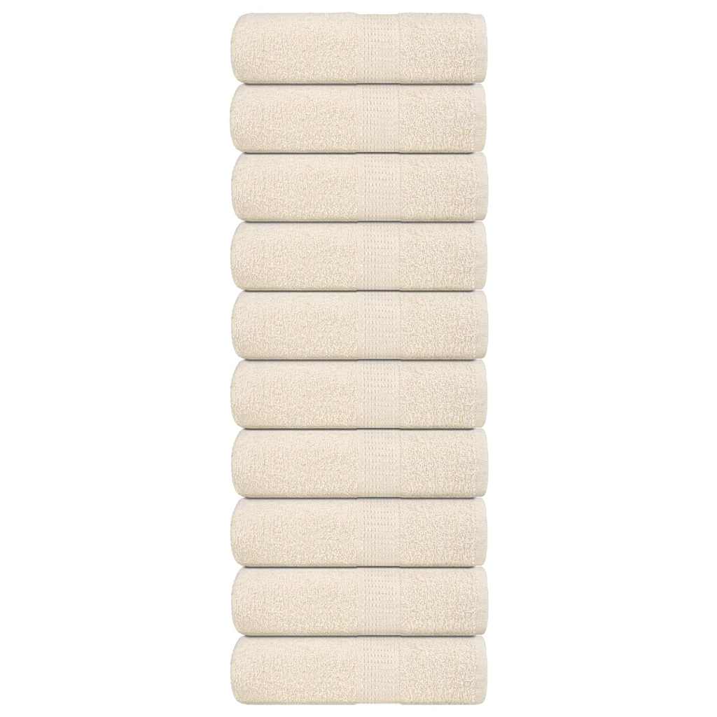 vidaXL Waschtücher FROGN 10 Stk. Bordeaux 30x30 cm 360 g/m²