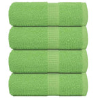 vidaXL Waschtücher FROGN 4 Stk. Apfelgrün 30x30 cm 360 g/m²