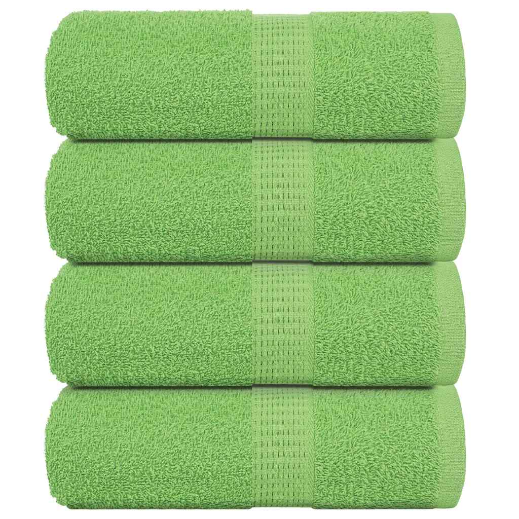 vidaXL Waschtücher FROGN 4 Stk. Apfelgrün 30x30 cm 360 g/m²
