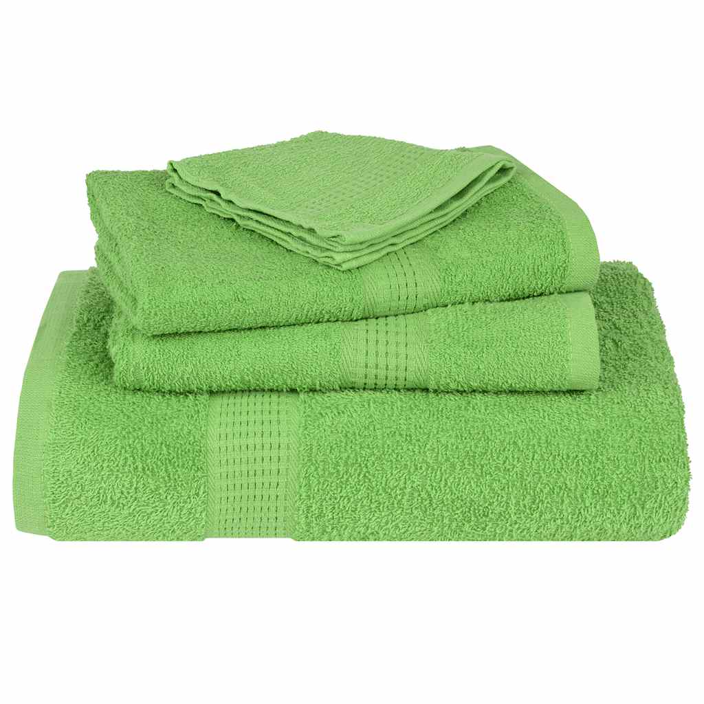 vidaXL Waschtücher FROGN 4 Stk. Apfelgrün 30x30 cm 360 g/m²