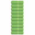 vidaXL Waschtücher FROGN 10 Stk. Apfelgrün 30x30 cm 360 g/m²