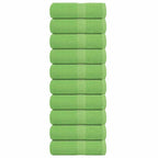 vidaXL Waschtücher FROGN 10 Stk. Apfelgrün 30x30 cm 360 g/m²