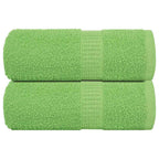 vidaXL Gästetücher FROGN 2 Stk. Apfelgrün 30x50 cm 360 g/m²