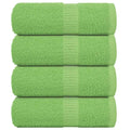 vidaXL Gästetücher FROGN 4 Stk. Apfelgrün 30x50 cm 360 g/m²