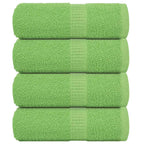 vidaXL Gästetücher FROGN 4 Stk. Apfelgrün 30x50 cm 360 g/m²