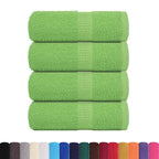 vidaXL Gästetücher FROGN 4 Stk. Apfelgrün 30x50 cm 360 g/m²