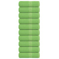 vidaXL Gästetücher FROGN 10 Stk. Apfelgrün 30x50 cm 360 g/m²