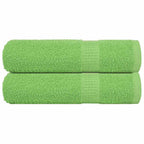 vidaXL Handtücher FROGN 2 Stk. Apfelgrün 50x100 cm 360 g/m²