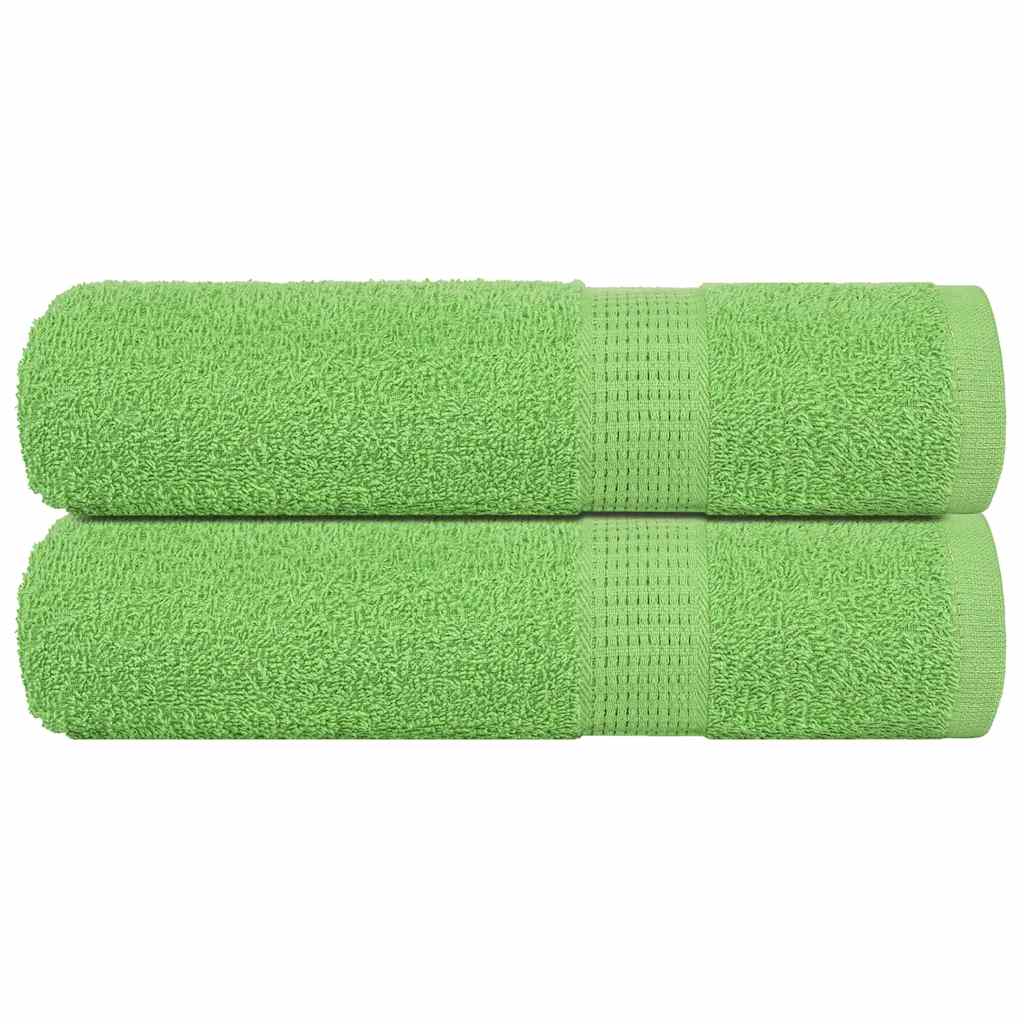 vidaXL Handtücher FROGN 2 Stk. Apfelgrün 50x100 cm 360 g/m²