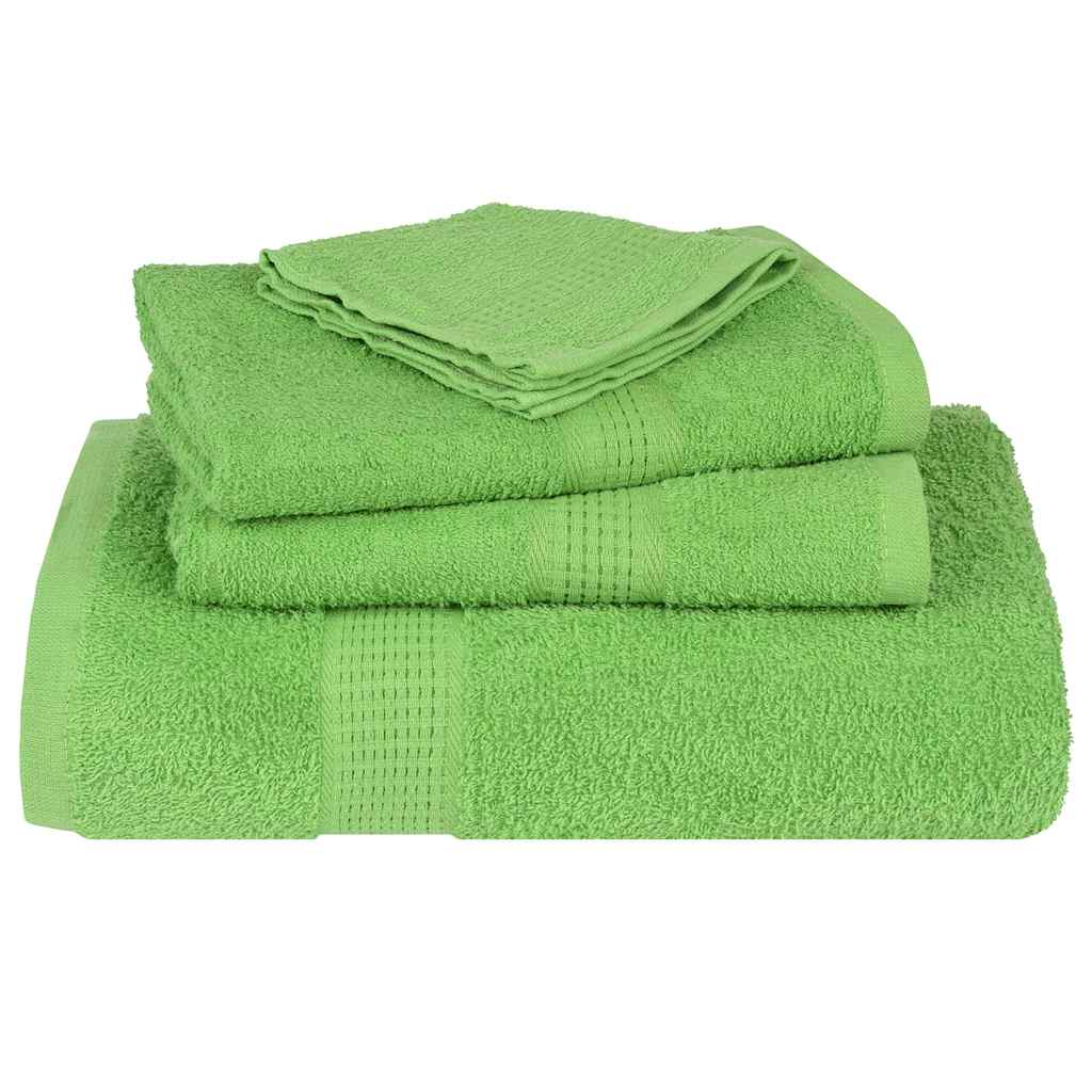vidaXL Handtücher FROGN 4 Stk. Apfelgrün 50x100 cm 360 g/m²