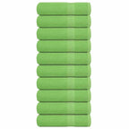vidaXL Handtücher FROGN 10 Stk. Apfelgrün 50x100 cm 360 g/m²