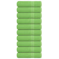 vidaXL Badetücher FROGN 10 Stk. Apfelgrün 100x150 cm 360 g/m²