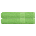 vidaXL Saunatücher FROGN 2 Stk. Apfelgrün 80x200 cm 360 g/m²