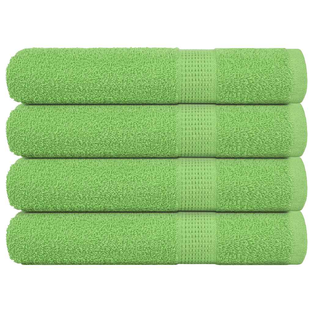 vidaXL Saunatücher FROGN 4 Stk. Apfelgrün 80x200 cm 360 g/m²