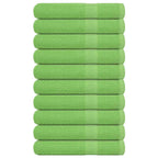 vidaXL Saunatücher FROGN 10 Stk. Apfelgrün 80x200 cm 360 g/m²