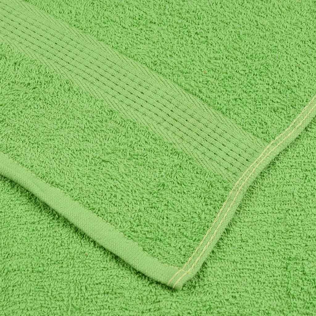 vidaXL 12-tlg. Handtuch-Set FROGN Apfelgrün 360 g/m²
