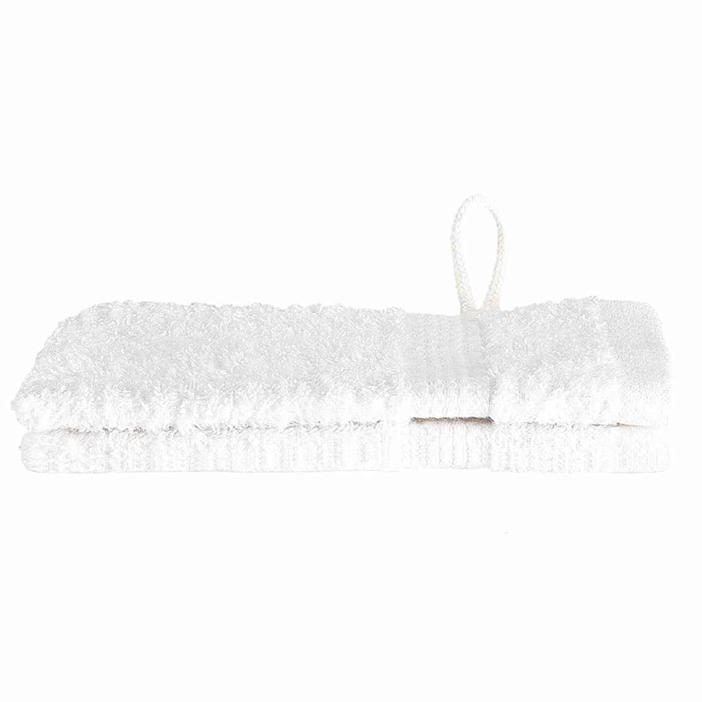 vidaXL Gästetuch SOLUND 2 pcs Weiß 15 x 21 cm 550 gsm