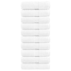 vidaXL Premium-Waschtücher SOLUND 10 Stk. Weiß 30x30 cm 600 g/m²