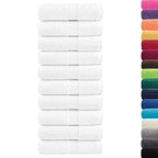 vidaXL Premium-Waschtücher SOLUND 50 Stk. Weiß 30x30 cm 600 g/m²