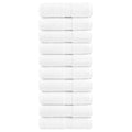 vidaXL Premium Gästetücher SOLUND 10 Stk. Weiß 30x50 cm 600 g/m²