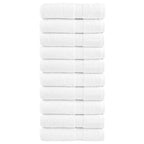 vidaXL Premium Handtücher SOLUND 10 Stk. Weiß 50x100 cm 600 g/m²