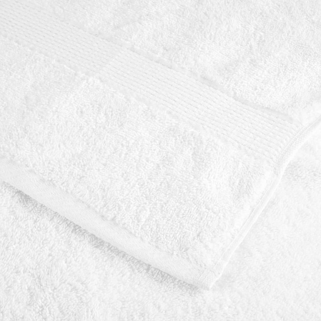 vidaXL Premium Handtücher SOLUND 50 Stk. Weiß 50x100 cm 600 g/m²