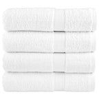 vidaXL Premium Duschtücher SOLUND 4 Stk. Weiß 70x140 cm 600 g/m²