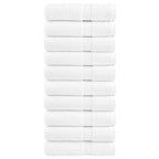 vidaXL Premium Duschtücher SOLUND 10 Stk. Weiß 70x140 cm 600 g/m²