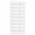 vidaXL Premium Badetücher SOLUND 10 Stk. Weiß 100x150 cm 600 g/m²