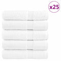 vidaXL Premium Badetücher SOLUND 25 Stk. Weiß 100x150 cm 600 g/m²