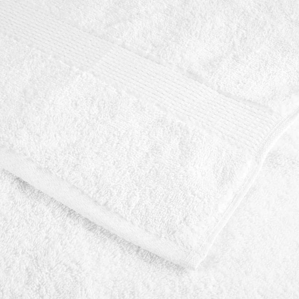 vidaXL Premium Badetücher SOLUND 25 Stk. Weiß 100x150 cm 600 g/m²