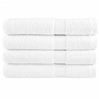 vidaXL Premium Saunatücher SOLUND 4 Stk. Weiß 80x200 cm 600 g/m²