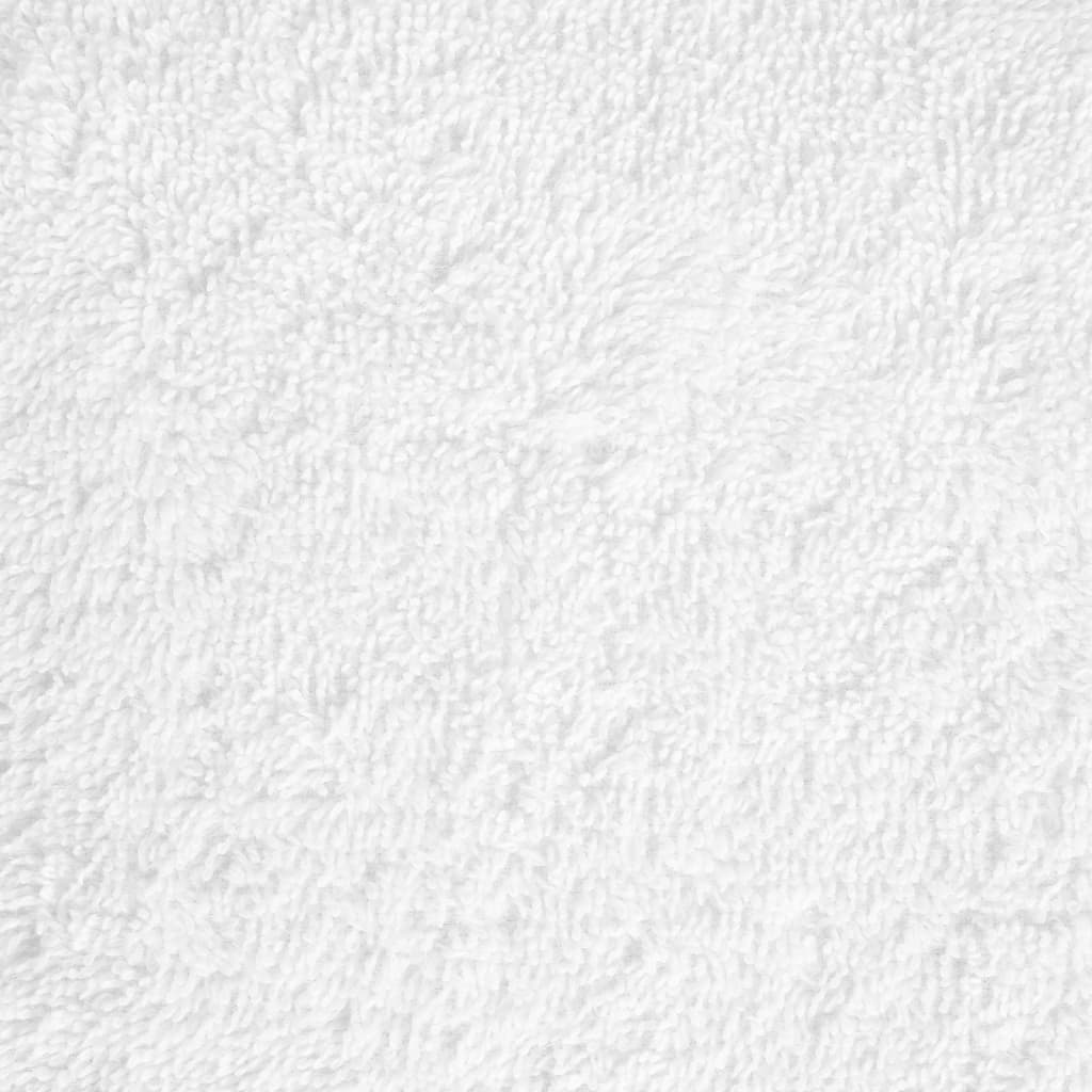 vidaXL Premium Saunatücher SOLUND 4 Stk. Weiß 80x200 cm 600 g/m²