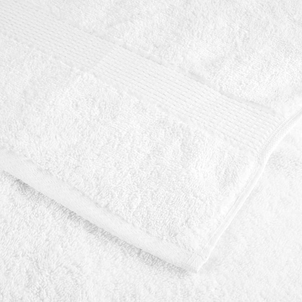 vidaXL Premium Saunatücher SOLUND 4 Stk. Weiß 80x200 cm 600 g/m²