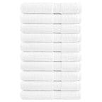 vidaXL Premium Saunatücher SOLUND 10 Stk. Weiß 80x200 cm 600 g/m²