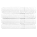 vidaXL Premium Handtücher SOLUND 4 Stk. Weiß 50x100 cm 600 g/m²