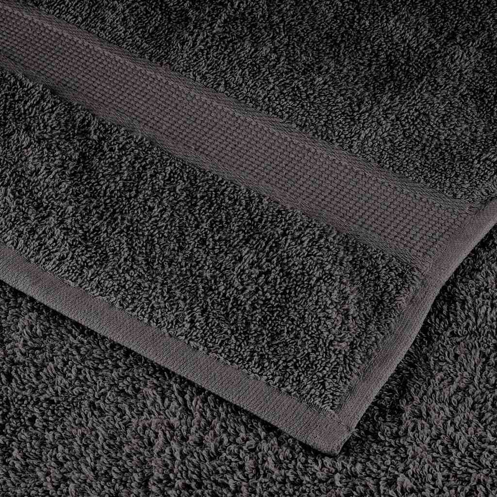 vidaXL Gästetuch SOLUND 4 pcs Anthrazit 15 x 21 cm 550 gsm