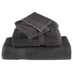vidaXL Premium Waschlappen SOLUND 50 Stk. Anthrazit 15x21 cm 600 g/qm