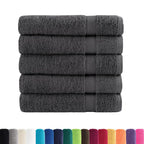 vidaXL Premium Badetücher SOLUND 50 Stk. Anthrazit 100x150 cm 600 g/m²