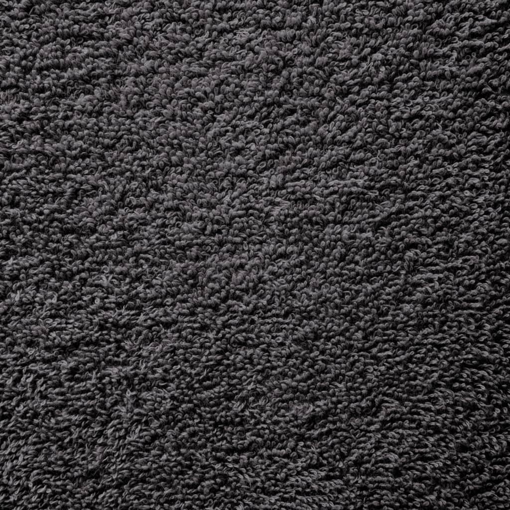 vidaXL Premium Badetücher SOLUND 50 Stk. Anthrazit 100x150 cm 600 g/m²
