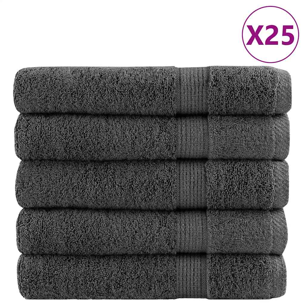 vidaXL Premium Handtücher SOLUND 50 Stk. Weiß 50x100 cm 600 g/m²