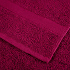 vidaXL Premium Duschtücher SOLUND 2 Stk. Bordeaux 70x140 cm 600 g/qm